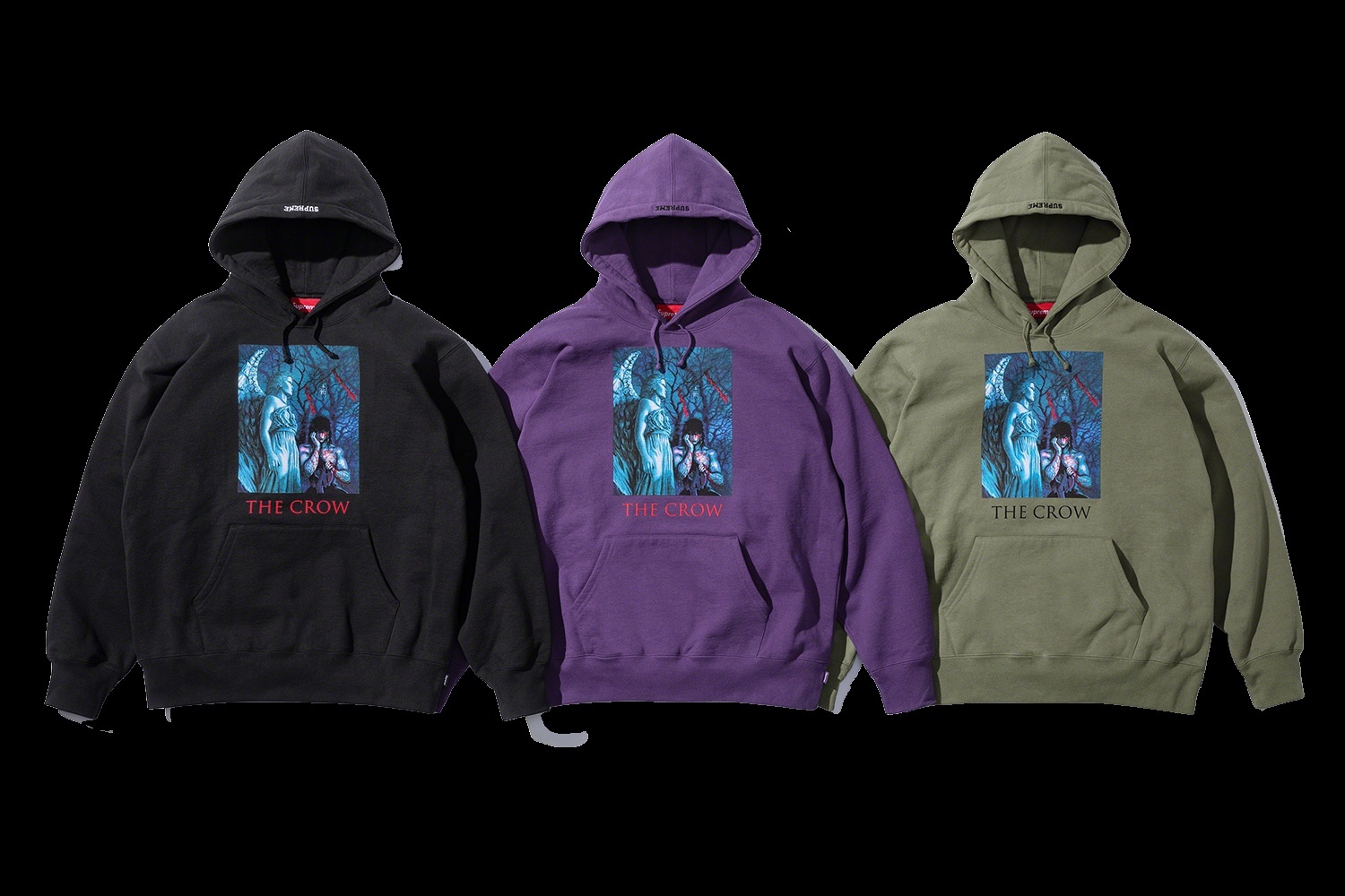 Supreme/The Crow Hooded Sweatshirt view 2
